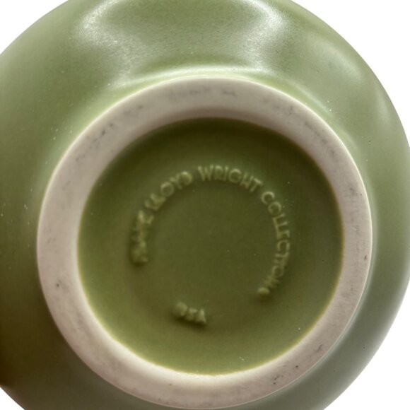 HTF Frank Lloyd Wright Collection Whirling Arrow Green Bowl HF Coors USA - Picture 3 of 6